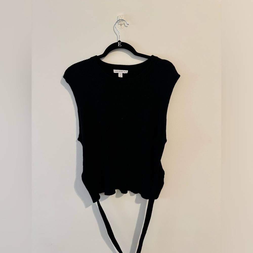 Black Knit Top